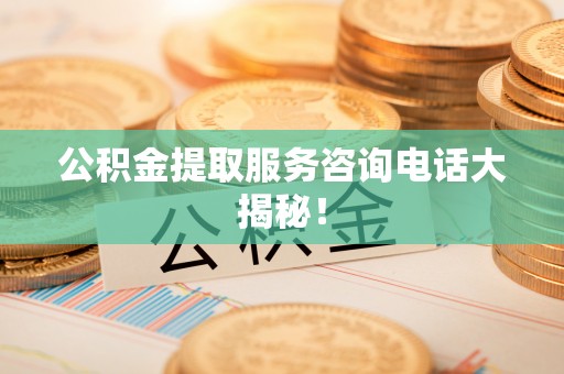 安远公积金提取服务咨询电话大揭秘！
