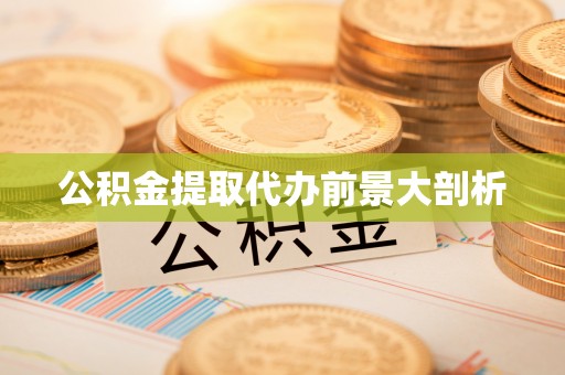 安远公积金提取代办前景大剖析